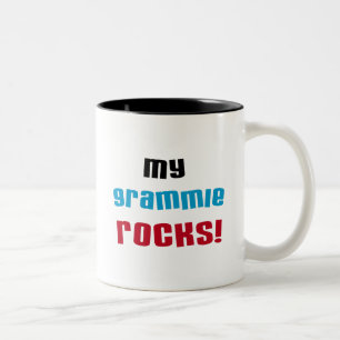 Tasse 2 Couleurs My Grammie Rocks T-shirts et cadeaux