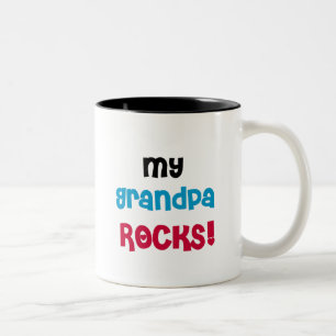 Tasse 2 Couleurs My Grand-pa Rocks Tshirts et cadeaux