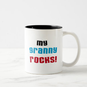 Tasse 2 Couleurs My Granny Rocks T-shirts et cadeaux