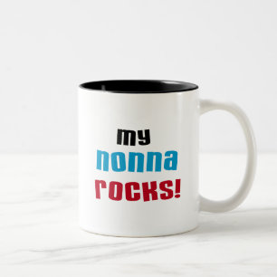Tasse 2 Couleurs My Nonna Rocks T-shirts et cadeaux