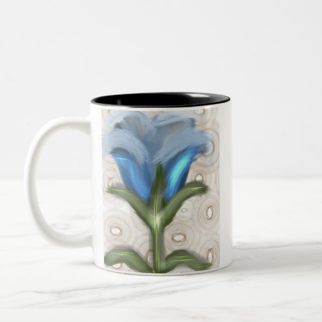 Tasse 2 Couleurs Mystic Blue Bloom - Growing Flower (Gauche)