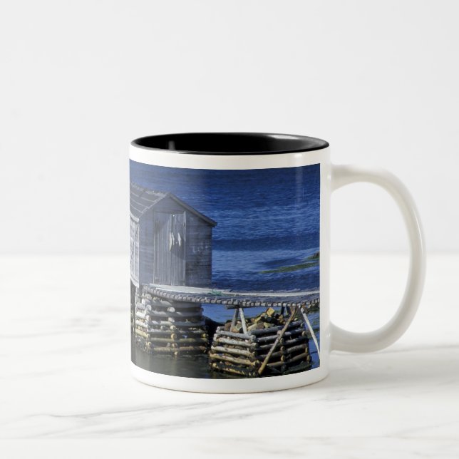 Tasse 2 Couleurs N.A., Canada, Terre-Neuve, Durrell. Pêche (Droit)