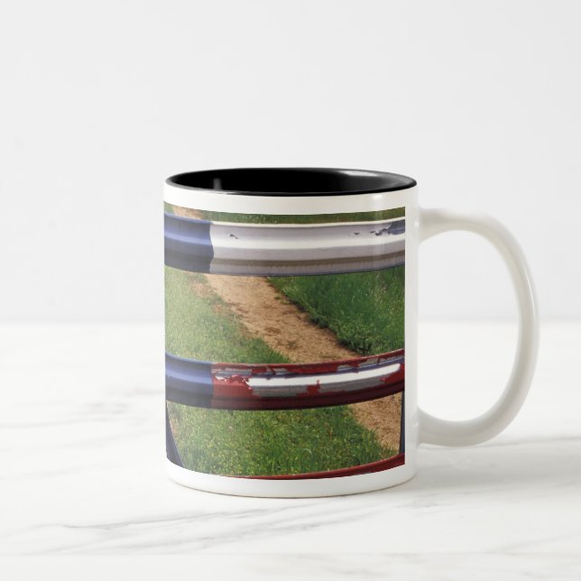 Tasse 2 Couleurs N.A., États-Unis, Texas, lac Buchanan, drapeau du  (Droit)