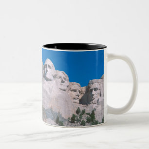Tasse 2 Couleurs Na, Etats-Unis, écart-type, le mont Rushmore.