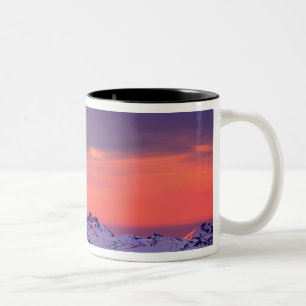 Tasse 2 Couleurs NA, USA, Oregon, Les Trois Sisters Mountains