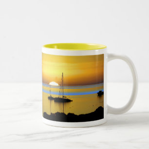 Tasse 2 Couleurs Nagez à lui - jaunissez par TDGallery