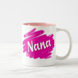 Tasse 2 Couleurs Nana aime le rose