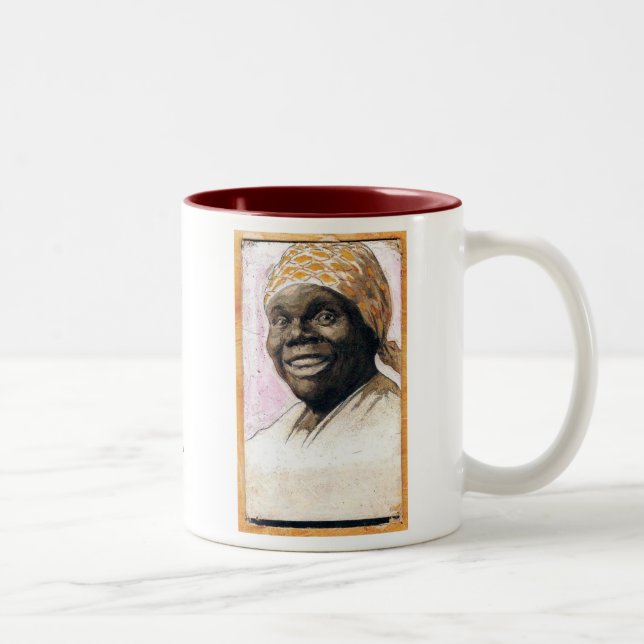 Tasse 2 Couleurs Nancy Green Aunt Jemima (Droit)