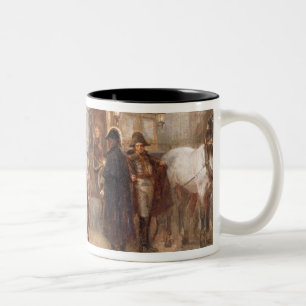 Tasse 2 Couleurs Napoléon après Waterloo (huile sur la toile)