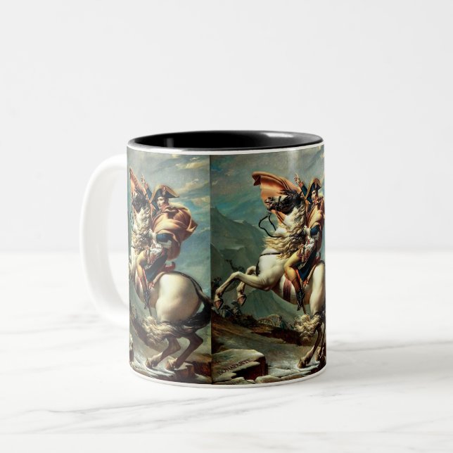Tasse 2 Couleurs Napoléon Bonaparte Empereur France (Devant gauche)