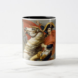 Tasse 2 Couleurs Napoléon franchissant les Alpes par Jacques Louis