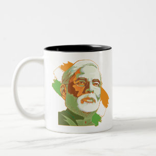 Tasse 2 Couleurs Narendra Modi Premier ministre de l'Inde Namo BJP