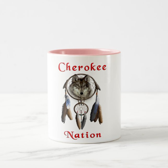 Tasse 2 Couleurs Nation cherokee (Centre)