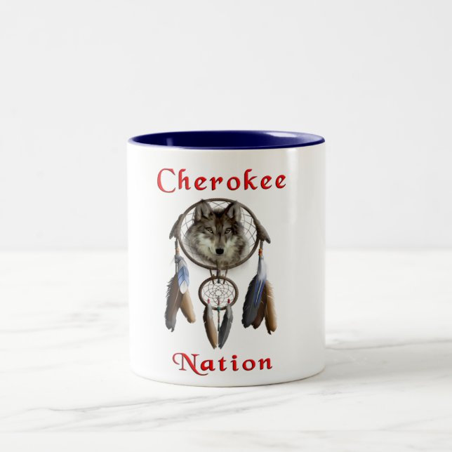 Tasse 2 Couleurs Nation cherokee (Centre)