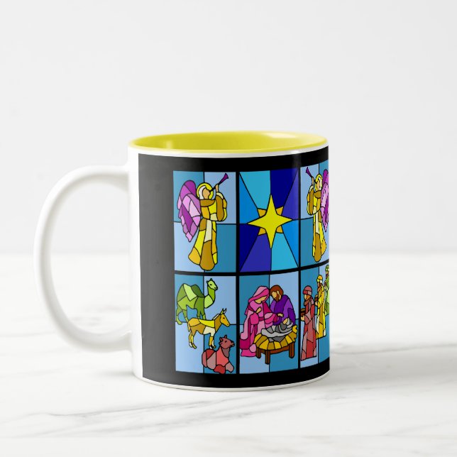 Tasse 2 Couleurs Nativité (Gauche)