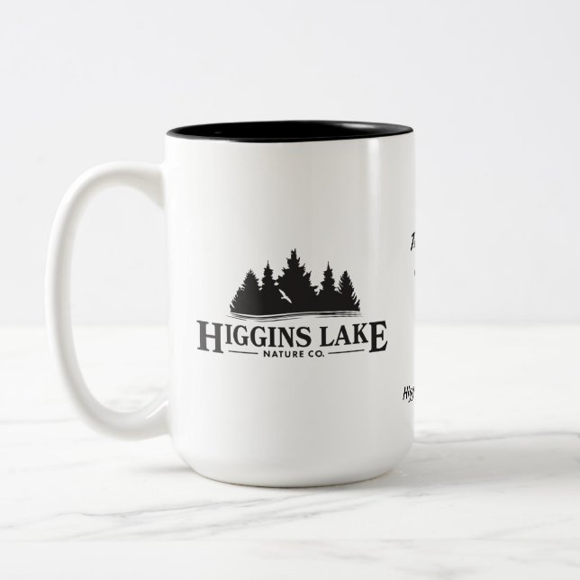 Tasse 2 Couleurs Nature Cie. de lac Higgins (Gauche)