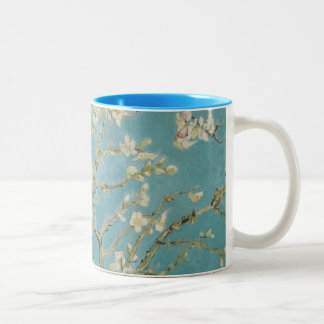 Tasse 2 Couleurs Nature de fleurs d'amande de branches de Gogh de