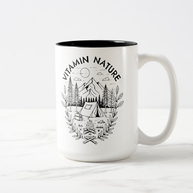 Tasse 2 Couleurs Nature de vitamine (Droit)