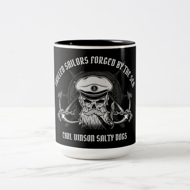 TASSE 2 COULEURS NAVIGATEURS CARL VINSON COMPÉTENTS (Centre)