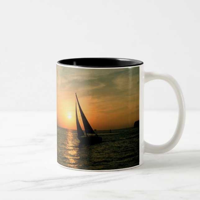 Tasse 2 Couleurs Navigation dans le coucher du soleil (Droit)