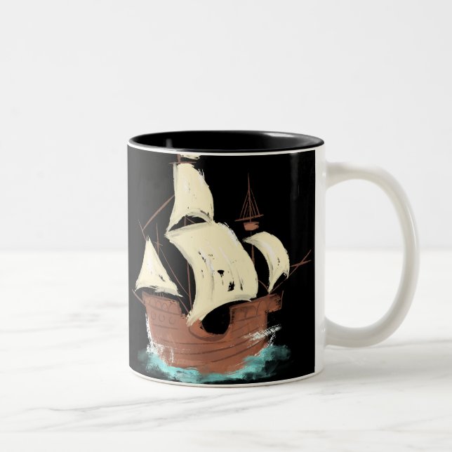 Tasse 2 Couleurs navire (Droit)