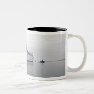Tasse 2 Couleurs Navire hospitalier du Commandement maritime milita