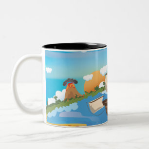 Tasse 2 Couleurs Navire pirate