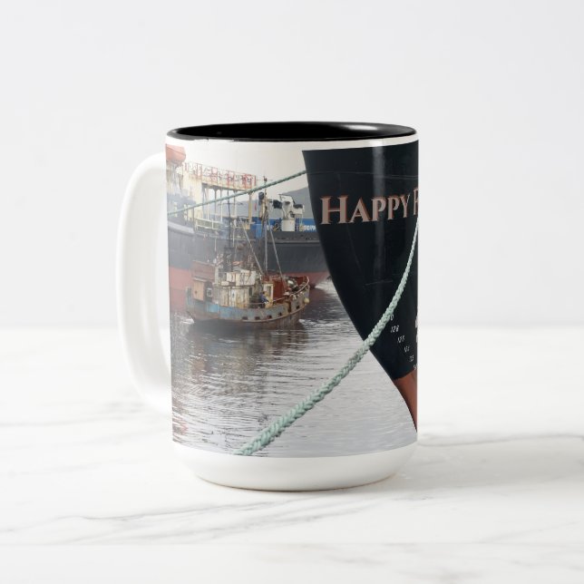 Tasse 2 Couleurs Navires (Devant gauche)