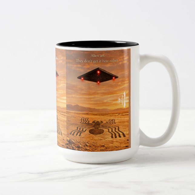 Tasse 2 Couleurs Nazca Spider (Droit)