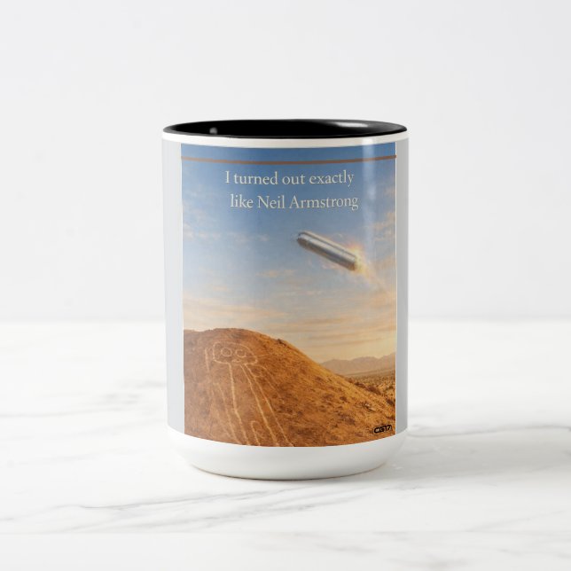 Tasse 2 Couleurs Nazca The astronaut (Centre)