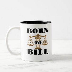 Tasse 2 Couleurs Né À Bill Attorney Lawyer