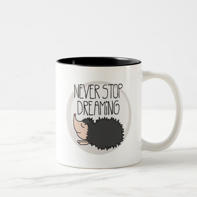 Tasse 2 Couleurs Ne cessez jamais de rêver (Droit)