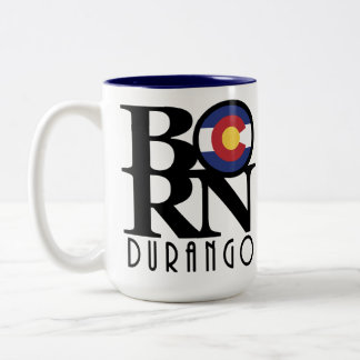 Tasse 2 Couleurs NÉ Durango Colorado 15oz