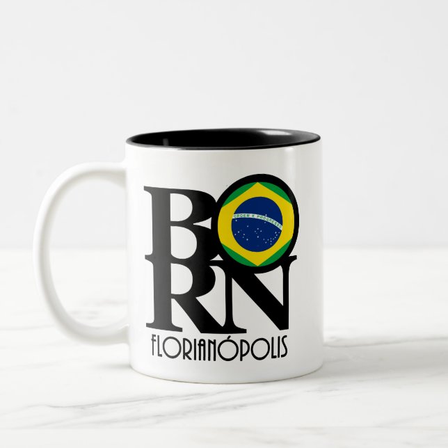 Tasse 2 Couleurs NÉ Florianópolis 11oz (Gauche)