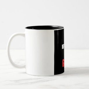 Tasse 2 Couleurs Ne jamais sauter le broyage Motivation de salle de