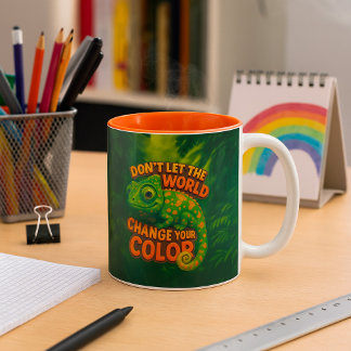 Tasse 2 Couleurs Ne laissez pas le monde changer de couleur - Chame