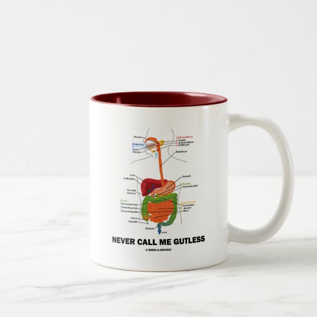 Tasse 2 Couleurs Ne m'appelez jamais mou (l'humour d'appareil (Droit)