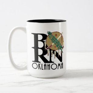 Tasse 2 Couleurs NÉ Oklahoma 15oz