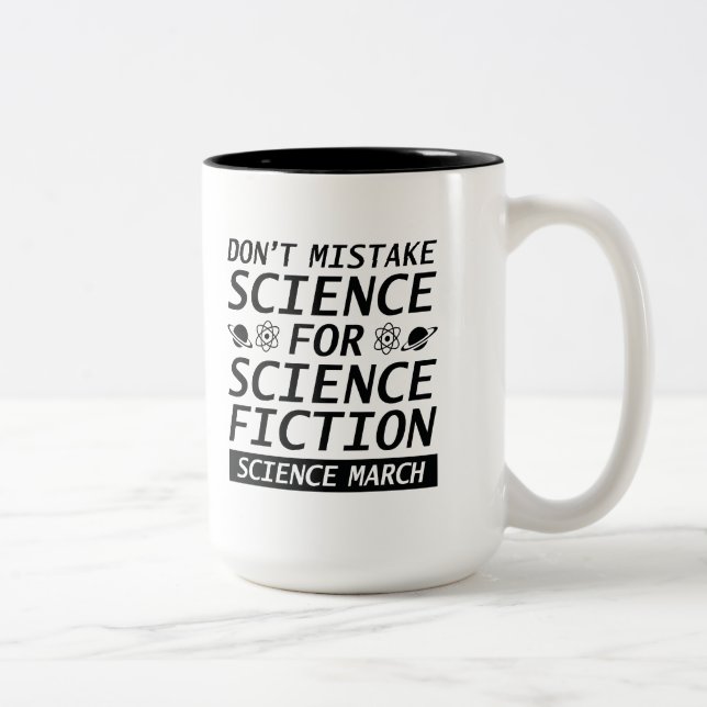 Tasse 2 Couleurs Ne pas confondre science (Droit)