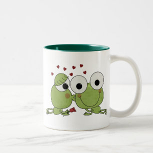 Tasse 2 Couleurs Ne pas frog-et les cadeaux de Saint-Valentin baise