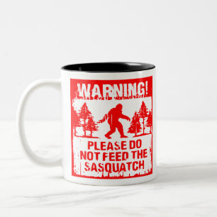 Tasse 2 Couleurs Ne Pas Nourrir Le Sasquatch #USAPatriotGraphics ©