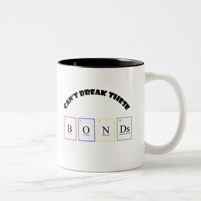 Tasse 2 Couleurs Ne peut pas casser ces B O N Ds (Droit)