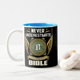 Tasse 2 Couleurs Ne sous-estimez jamais le pouvoir d'une Bible