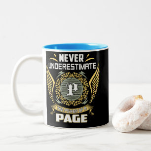 Tasse 2 Couleurs Ne sous-estimez jamais le pouvoir d'une page