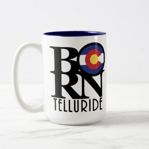 Tasse 2 Couleurs NÉ Telluride Colorado 15oz