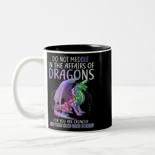 Tasse 2 Couleurs Ne Vous Immiscez Pas Dans Les Affaires Des Dragons (Gauche)
