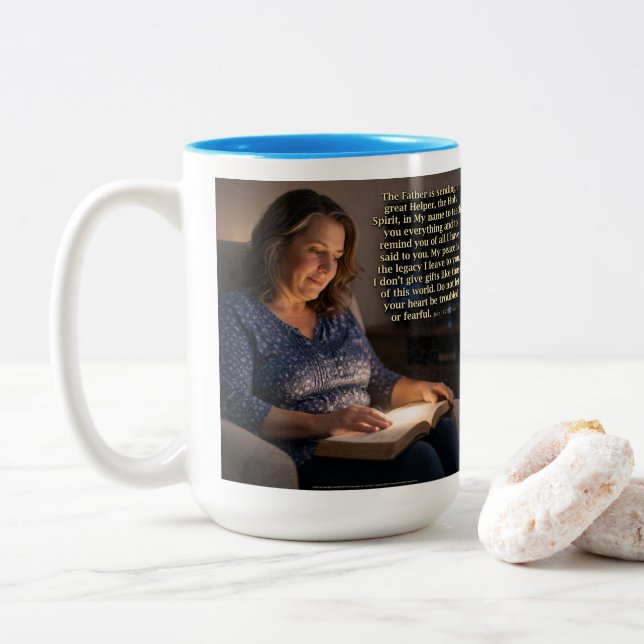 Tasse 2 Couleurs Ne vous inquiétez pas (Avec donut)