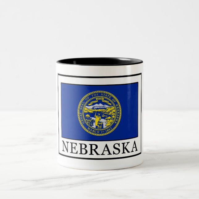 Tasse 2 Couleurs Nebraska (Centre)
