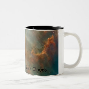 Tasse 2 Couleurs Nébuleuse de Carina - grands nuages