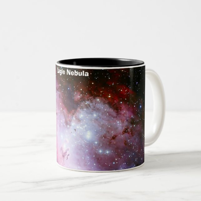 Tasse 2 Couleurs Nébuleuse de l'Aigle (Devant droit)